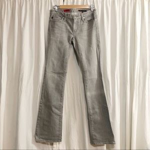 AG ADRIANO GOLDSCHMIED Gray The Angel Bootcut Jean